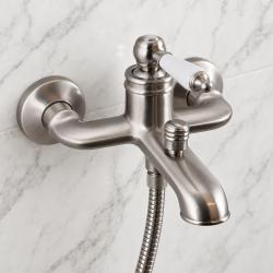 Aquanello Heritage Manor Klassische Badarmatur aus Edelstahl NB-3001-HM